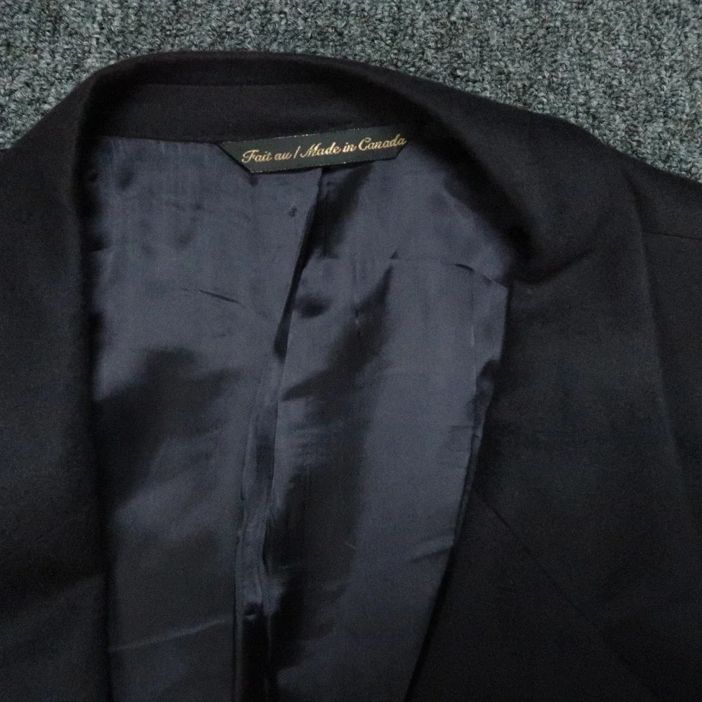 Jack Victor Blazer Mens 52R Blue Loro Piana 100% Cashmere Sport Coat